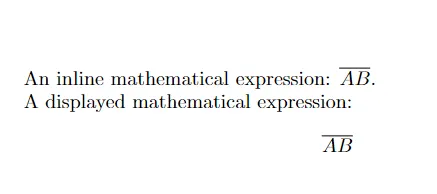 Line Segment Symbol