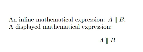 Parallel Symbol