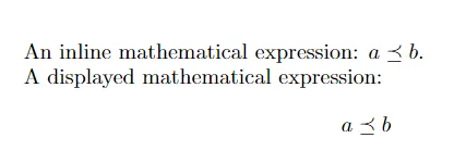 Precedes or Equal To Symbol