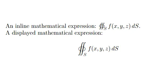 Surface Integral